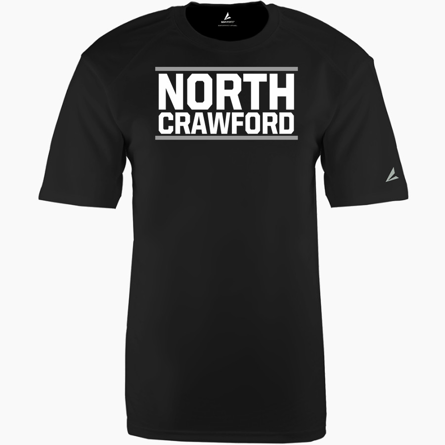 North Crawford Trojans BSN SPORTS Men's Phenom Short Sleeve T-Shirt