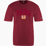 TULARE UNION HIGH SCHOOL REDSKINS <span class="pdp-name-mascot">TULARE TRIBE</span> BSN SPORTS Men's Phenom Short Sleeve T-Shirt Front Thumbnail