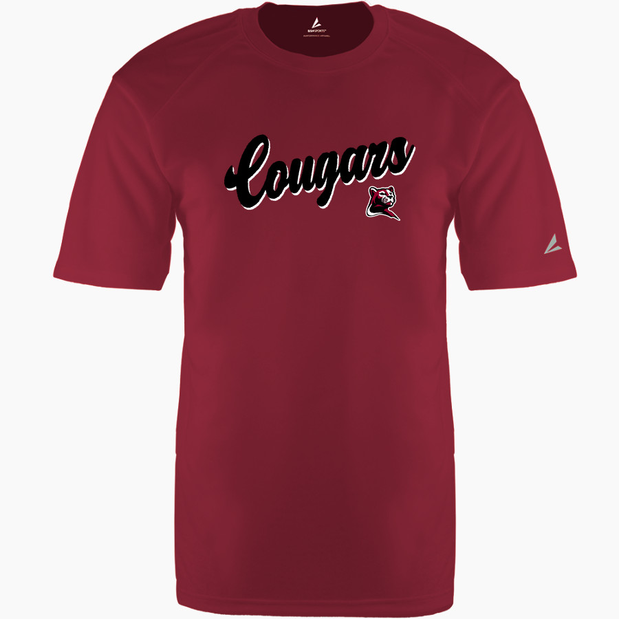 LAWRENCE COUNTY HIGH SCHOOL COUGARS BSN SPORTS Men's Phenom Short Sleeve T-Shirt