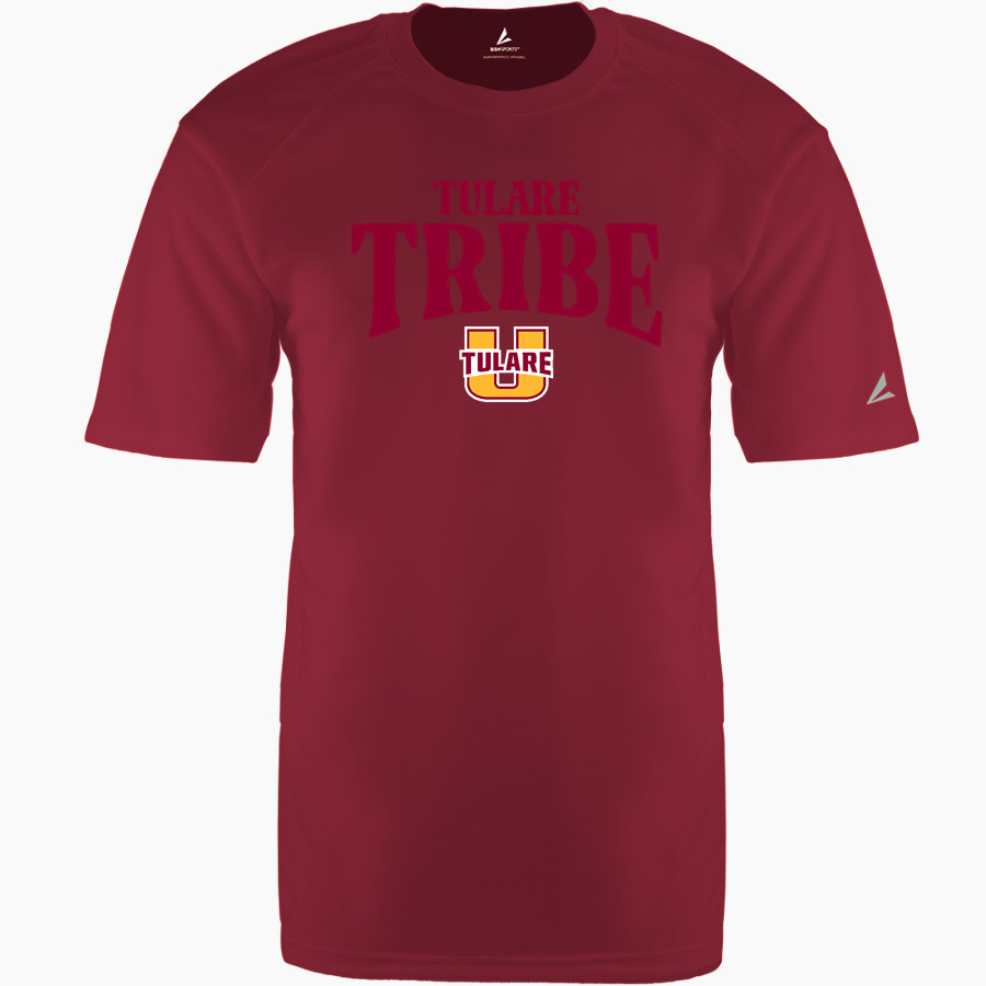 TULARE UNION HIGH SCHOOL REDSKINS <span class="pdp-name-mascot">TULARE TRIBE</span> BSN SPORTS Men's Phenom Short Sleeve T-Shirt