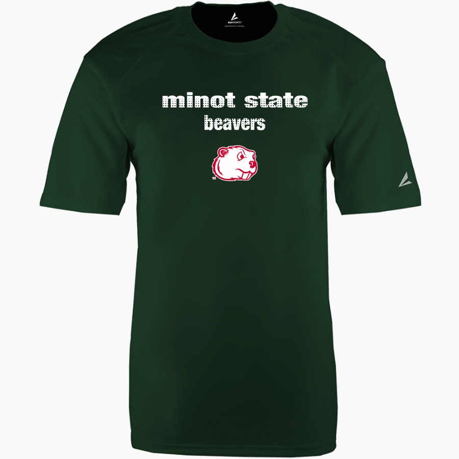 Minot State Beavers <span class="pdp-name-mascot">Minot State Beavers</span> BSN SPORTS Men's Phenom Short Sleeve T-Shirt