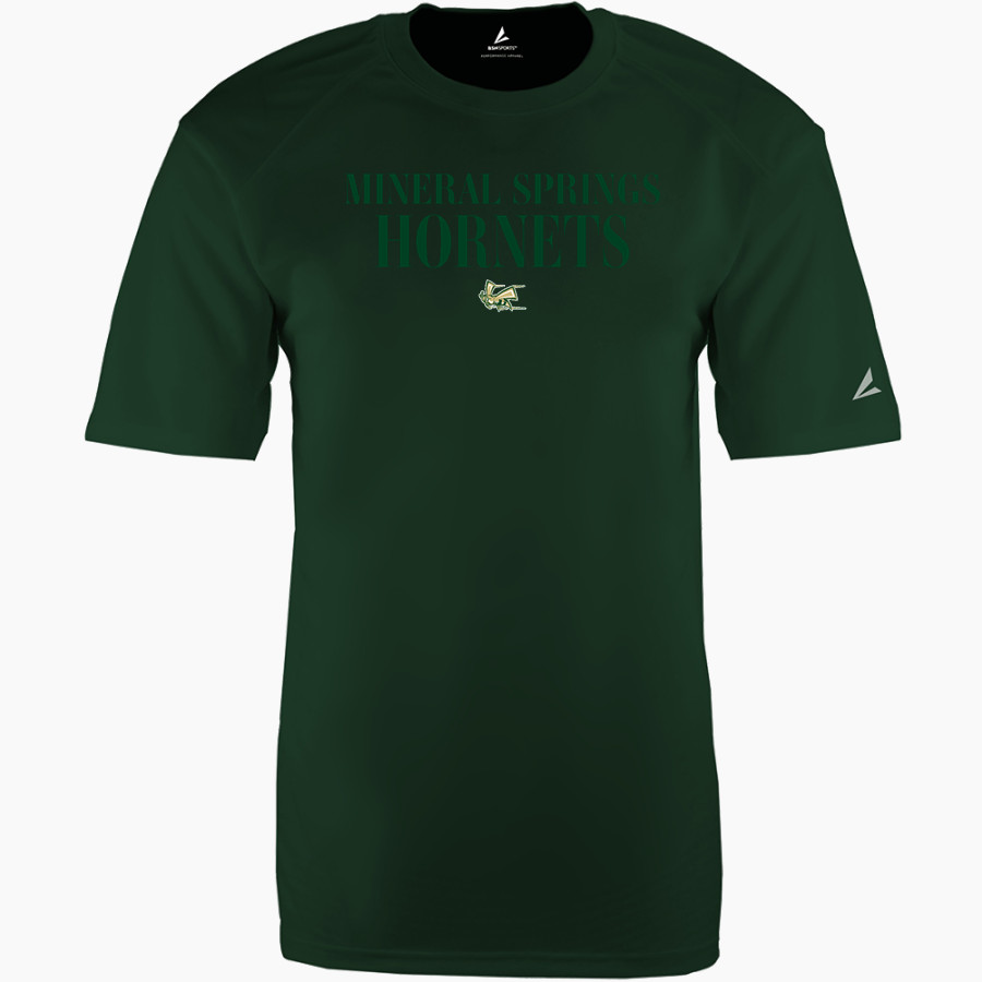 MINERAL SPRINGS HIGH SCHOOL HORNETS <span class="pdp-name-mascot">MINERAL SPRINGS HORNETS</span> BSN SPORTS Men's Phenom Short Sleeve T-Shirt