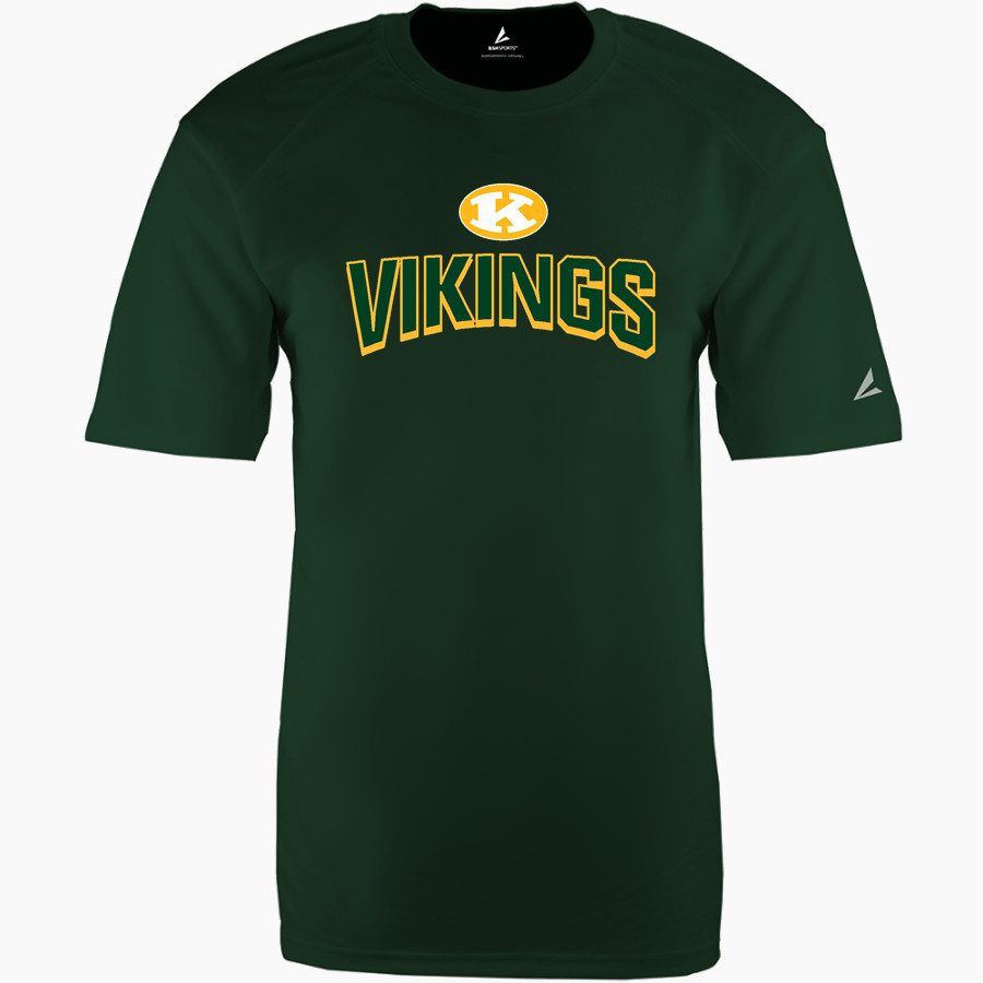 KINGSBURG VIKINGS The Official Online Store BSN SPORTS Men's Phenom Short Sleeve T-Shirt