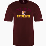 THE DALLES HIGH SCHOOL RIVERHAWKS BSN SPORTS Men's Phenom Short Sleeve T-Shirt Front Thumbnail