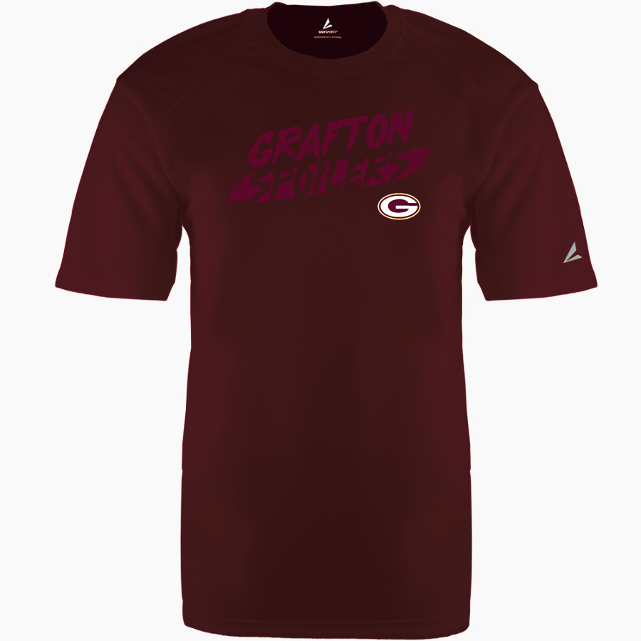 GRAFTON SENIOR HIGH SCHOOL SPOILERS <span class="pdp-name-mascot">GRAFTON SPOILERS</span> BSN SPORTS Men's Phenom Short Sleeve T-Shirt
