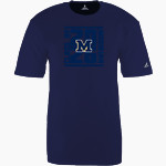 Meridian Warriors <span class="pdp-name-mascot">Meridian Warriors</span> BSN SPORTS Men's Phenom Short Sleeve T-Shirt Front Thumbnail