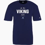 Lawrence University Vikings Online Store BSN SPORTS Men's Phenom Short Sleeve T-Shirt Front Thumbnail