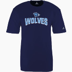 NEWSOME HIGH SCHOOL WOLVES <span class="pdp-name-mascot">NEWSOME WOLVES</span> BSN SPORTS Men's Phenom Short Sleeve T-Shirt Front Thumbnail
