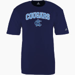 ALL SAINTS CATHOLIC HIGH SCHOOL COUGARS BSN SPORTS Men's Phenom Short Sleeve T-Shirt Front Thumbnail