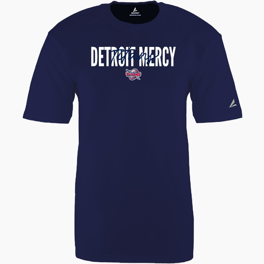 Detroit Mercy Titans Sideline Store <span class="pdp-name-mascot">UDM Titans</span> BSN SPORTS Men's Phenom Short Sleeve T-Shirt