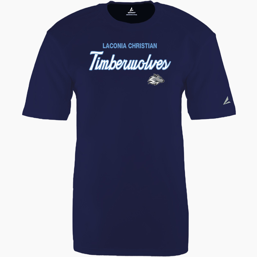 Laconia Christian Academy Timberwolves BSN SPORTS Men's Phenom Short Sleeve T-Shirt