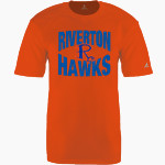 Riverton Hawks BSN SPORTS Men's Phenom Short Sleeve T-Shirt Front Thumbnail