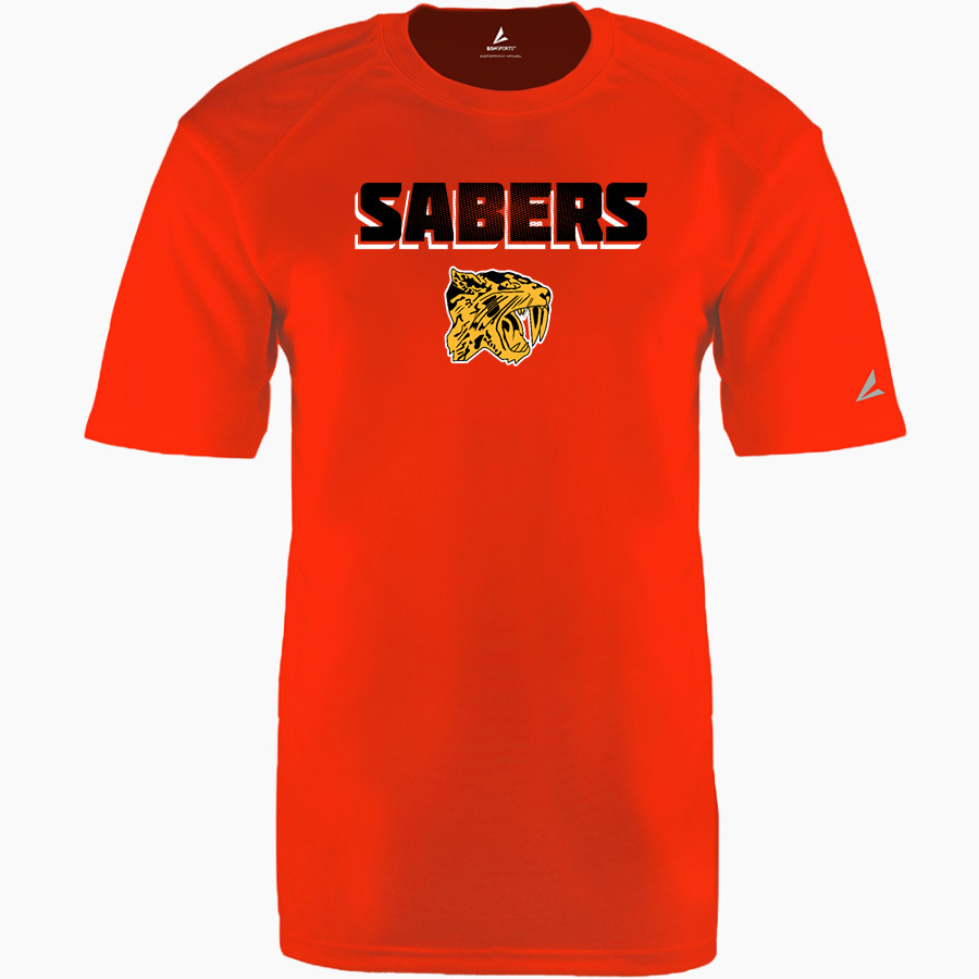 Campbell Sabers BSN SPORTS Men's Phenom Short Sleeve T-Shirt