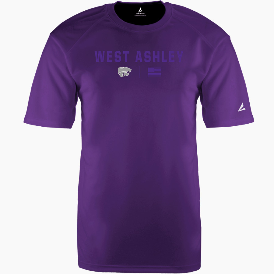 West Ashley Wildcats <span class="pdp-name-mascot">West Ashley Wildcats</span> BSN SPORTS Men's Phenom Short Sleeve T-Shirt