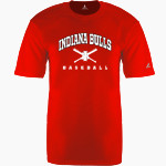 Indiana Bulls Baseball The Official Online Store BSN SPORTS Men's Phenom Short Sleeve T-Shirt Front Thumbnail