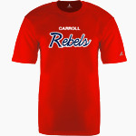 Carroll Rebels BSN SPORTS Men's Phenom Short Sleeve T-Shirt Front Thumbnail