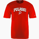 Pulaski Red Raiders BSN SPORTS Men's Phenom Short Sleeve T-Shirt Front Thumbnail
