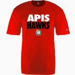APIS Hawks BSN SPORTS Men's Phenom Short Sleeve T-Shirt Front Thumbnail
