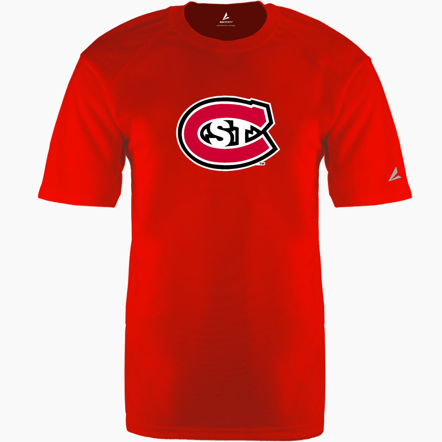 St. Cloud State University The Official Online Store BSN SPORTS Men's Phenom Short Sleeve T-Shirt
