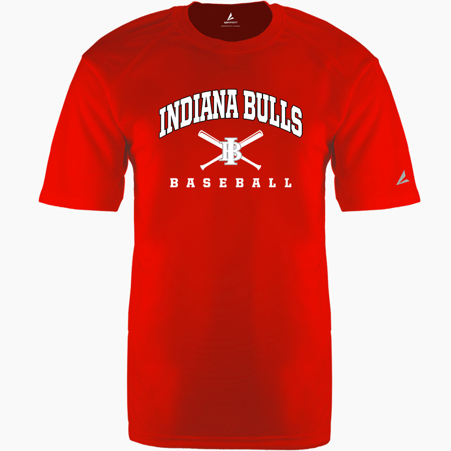 Indiana Bulls Baseball The Official Online Store BSN SPORTS Men's Phenom Short Sleeve T-Shirt