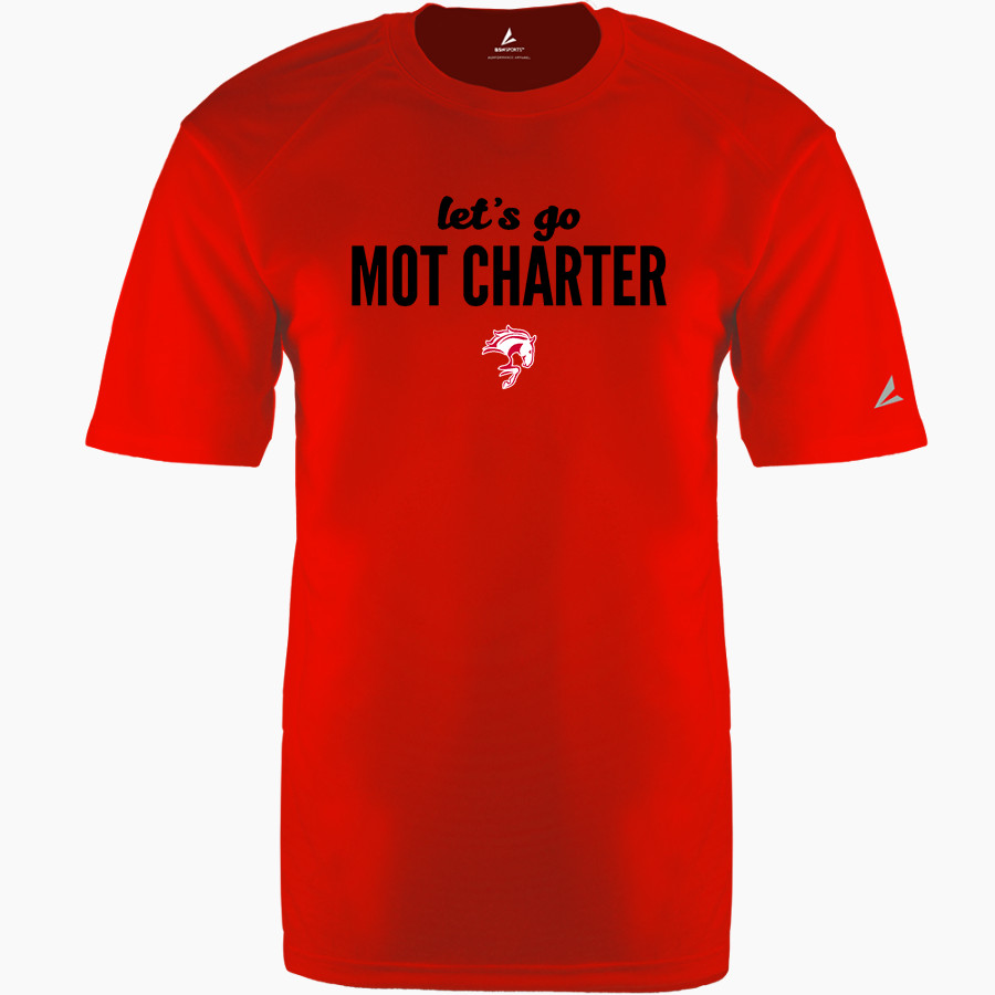MOT Charter Mustangs BSN SPORTS Men's Phenom Short Sleeve T-Shirt