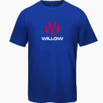 Willow TV Willow TV <span class="pdp-name-mascot">Willow TV</span> BSN SPORTS Men's Phenom Short Sleeve T-Shirt Front Thumbnail