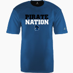 Wheatland High School Pirates BSN SPORTS Men's Phenom Short Sleeve T-Shirt Front Thumbnail