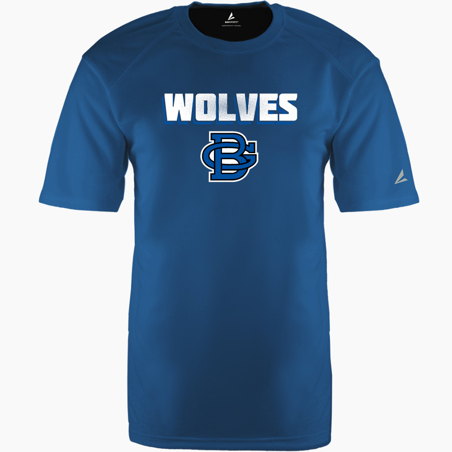 Boone Grove Wolves <span class="pdp-name-mascot">Boone Grove Wolves</span> BSN SPORTS Men's Phenom Short Sleeve T-Shirt