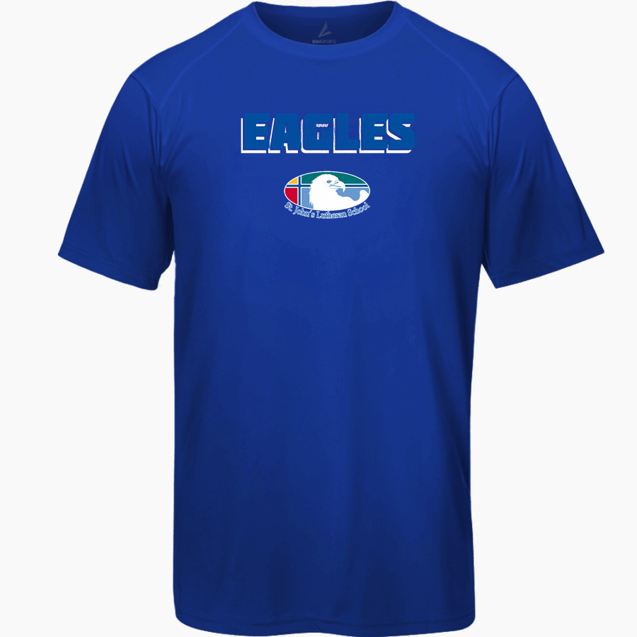 St John's Lutheran Eagles <span class="pdp-name-mascot">St John Lutheran School Eagles</span> BSN SPORTS Men's Phenom Short Sleeve T-Shirt