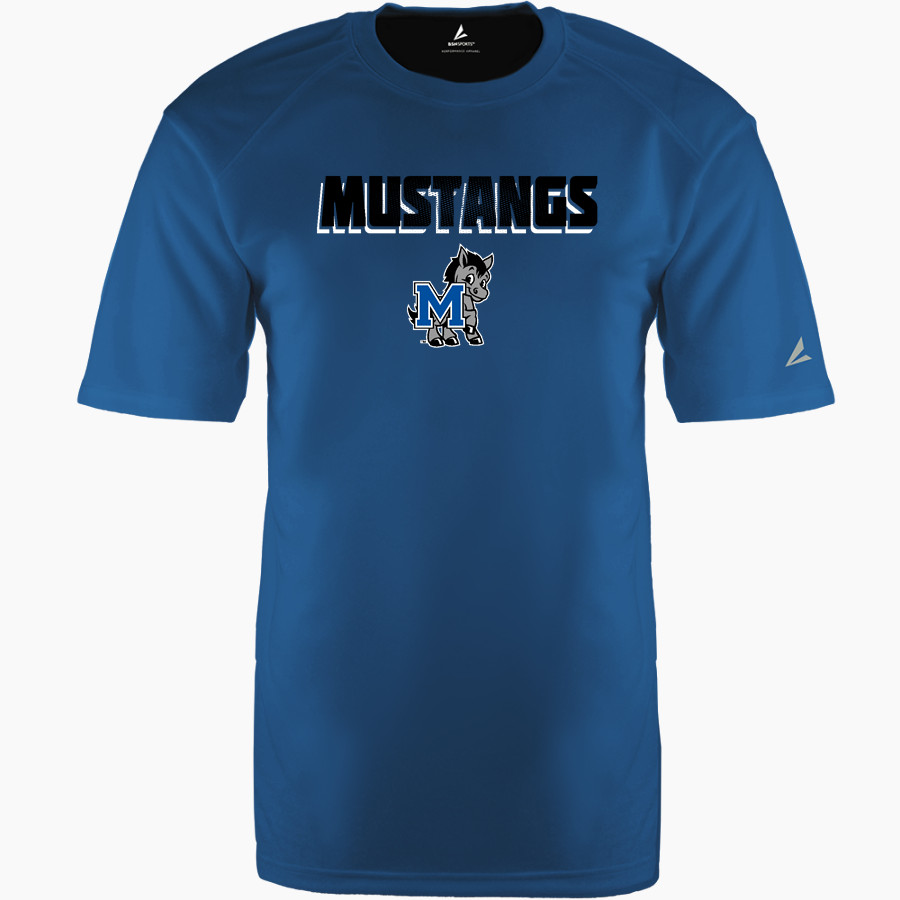MacArthur Elementary Mustangs BSN SPORTS Men's Phenom Short Sleeve T-Shirt