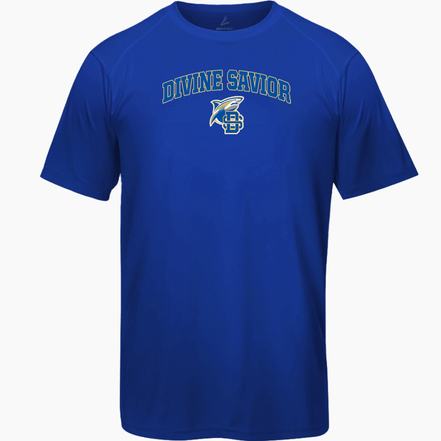 Divine Savior Academy Sharks <span class="pdp-name-mascot">Divine Savior Sharks</span> BSN SPORTS Men's Phenom Short Sleeve T-Shirt