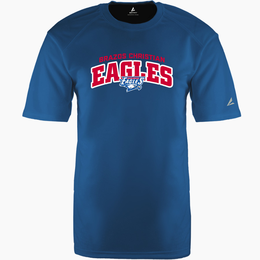 BRAZOS CHRISTIAN SCHOOL EAGLES BSN SPORTS Men's Phenom Short Sleeve T-Shirt
