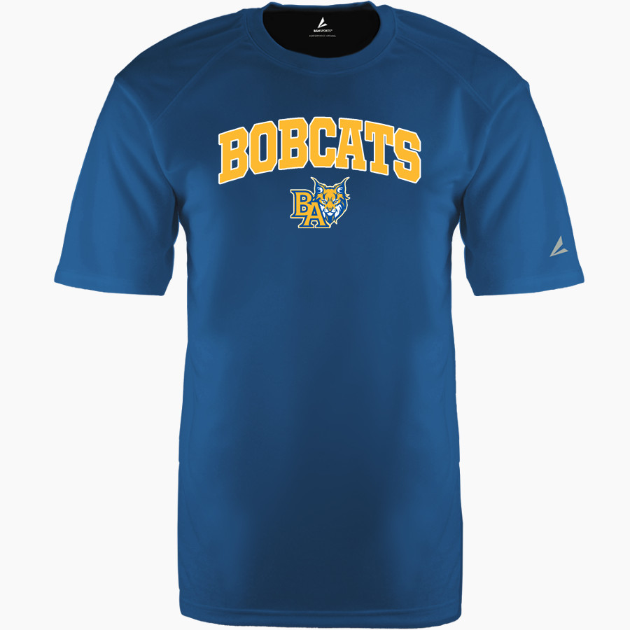 BACON ACADEMY BOBCATS BSN SPORTS Men's Phenom Short Sleeve T-Shirt