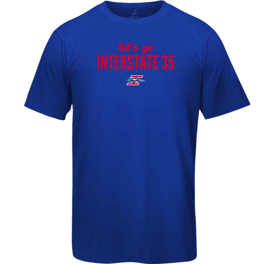 INTERSTATE 35 HIGH SCHOOL ROADRUNNERS <span class="pdp-name-mascot">INTERSTATE 35 ROADRUNNERS</span> BSN SPORTS Men's Phenom Short Sleeve T-Shirt