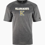 KINGFISHER HIGH SCHOOL YELLOWJACKETS <span class="pdp-name-mascot">KINGFISHER YELLOWJACKETS</span> BSN SPORTS Men's Phenom Short Sleeve T-Shirt Front Thumbnail