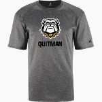 QUITMAN HIGH SCHOOL BULLDOGS <span class="pdp-name-mascot">QUITMAN BULLDOGS</span> BSN SPORTS Men's Phenom Short Sleeve T-Shirt Front Thumbnail