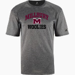 MILLBURY SR HIGH SCHOOL WOOLIES <span class="pdp-name-mascot">MILLBURY MEMORIAL WOOLIES</span> BSN SPORTS Men's Phenom Short Sleeve T-Shirt Front Thumbnail