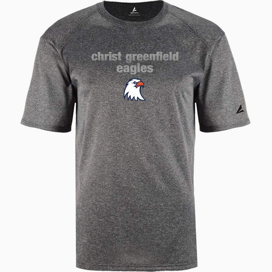Christ Greenfield Eagles <span class="pdp-name-mascot">Christ Greenfield Eagles</span> BSN SPORTS Men's Phenom Short Sleeve T-Shirt