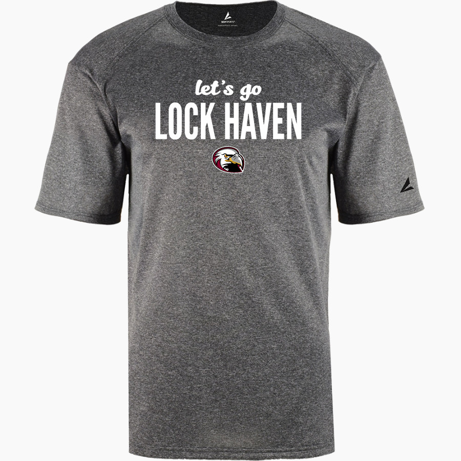 Lock Haven Bald Eagles <span class="pdp-name-mascot">Lock Haven University Bald Eagles</span> BSN SPORTS Men's Phenom Short Sleeve T-Shirt