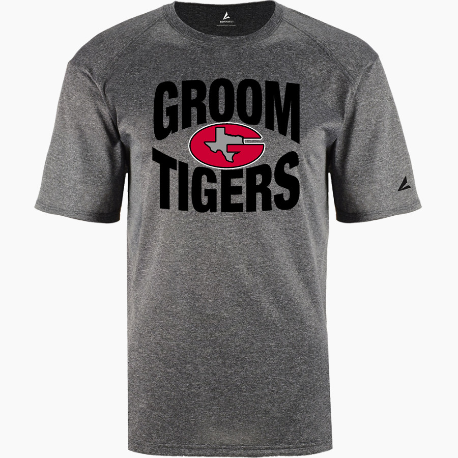 GROOM HIGH SCHOOL TIGERS <span class="pdp-name-mascot">GROOM TIGERS</span> BSN SPORTS Men's Phenom Short Sleeve T-Shirt