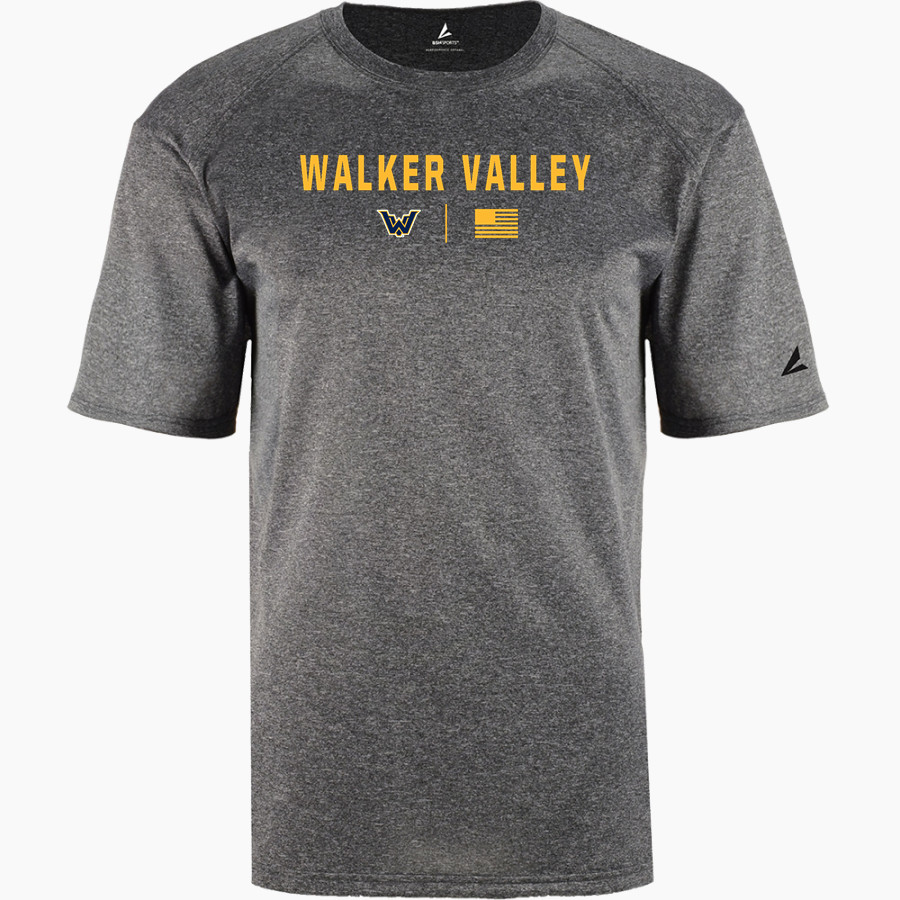 WALKER VALLEY HIGH SCHOOL MUSTANGS BSN SPORTS Men's Phenom Short Sleeve T-Shirt