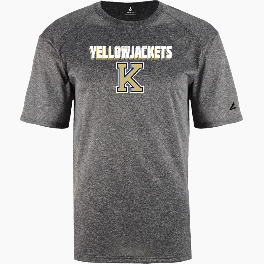 KINGFISHER HIGH SCHOOL YELLOWJACKETS <span class="pdp-name-mascot">KINGFISHER YELLOWJACKETS</span> BSN SPORTS Men's Phenom Short Sleeve T-Shirt