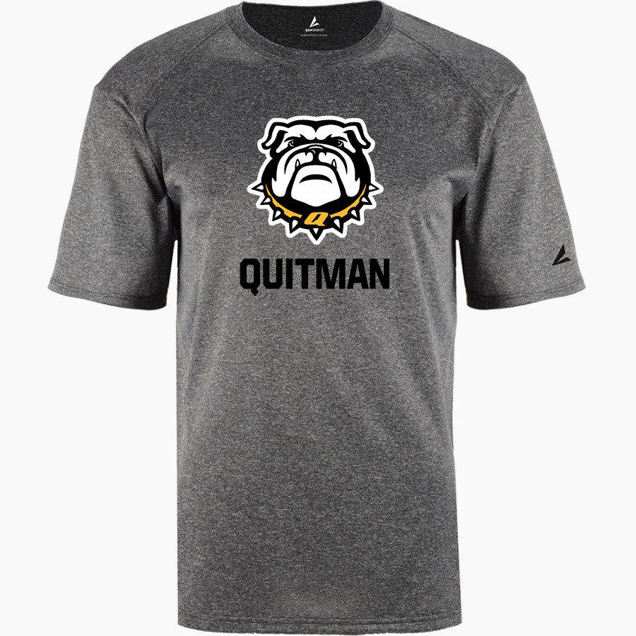 QUITMAN HIGH SCHOOL BULLDOGS <span class="pdp-name-mascot">QUITMAN BULLDOGS</span> BSN SPORTS Men's Phenom Short Sleeve T-Shirt