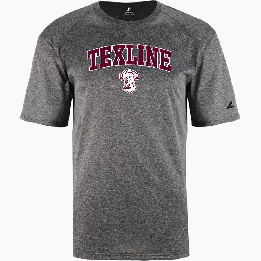 TEXLINE HIGH SCHOOL TORNADOS BSN SPORTS Men's Phenom Short Sleeve T-Shirt