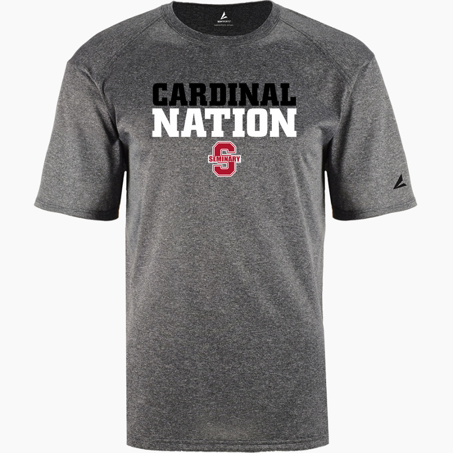 Seminary Cardinals <span class="pdp-name-mascot">Seminary Cardinals</span> BSN SPORTS Men's Phenom Short Sleeve T-Shirt