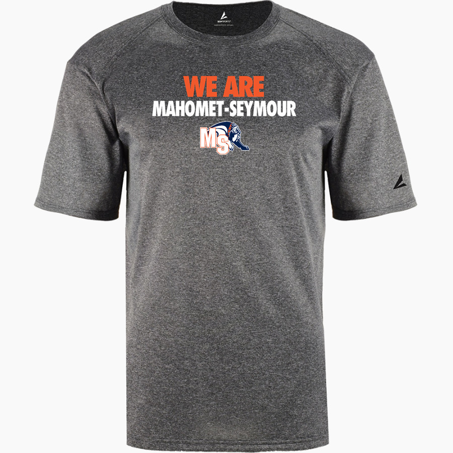 Mahomet-Seymour Bulldogs <span class="pdp-name-mascot">Mahomet-Seymour Bulldogs</span> BSN SPORTS Men's Phenom Short Sleeve T-Shirt