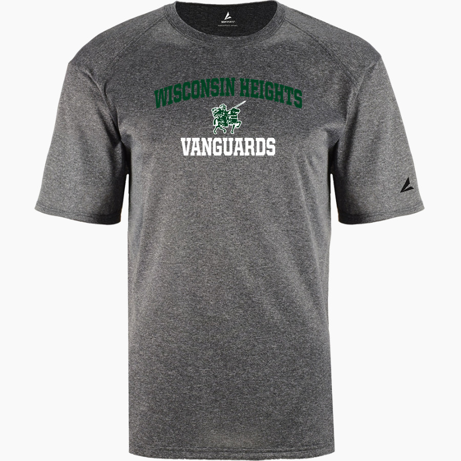Wisconsin Heights High School Vanguards BSN SPORTS Men's Phenom Short Sleeve T-Shirt