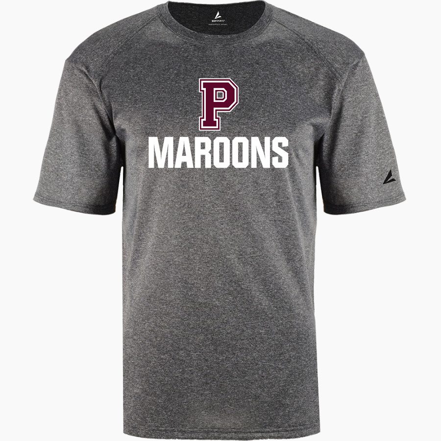 PERRY HIGH SCHOOL MAROONS BSN SPORTS Men's Phenom Short Sleeve T-Shirt