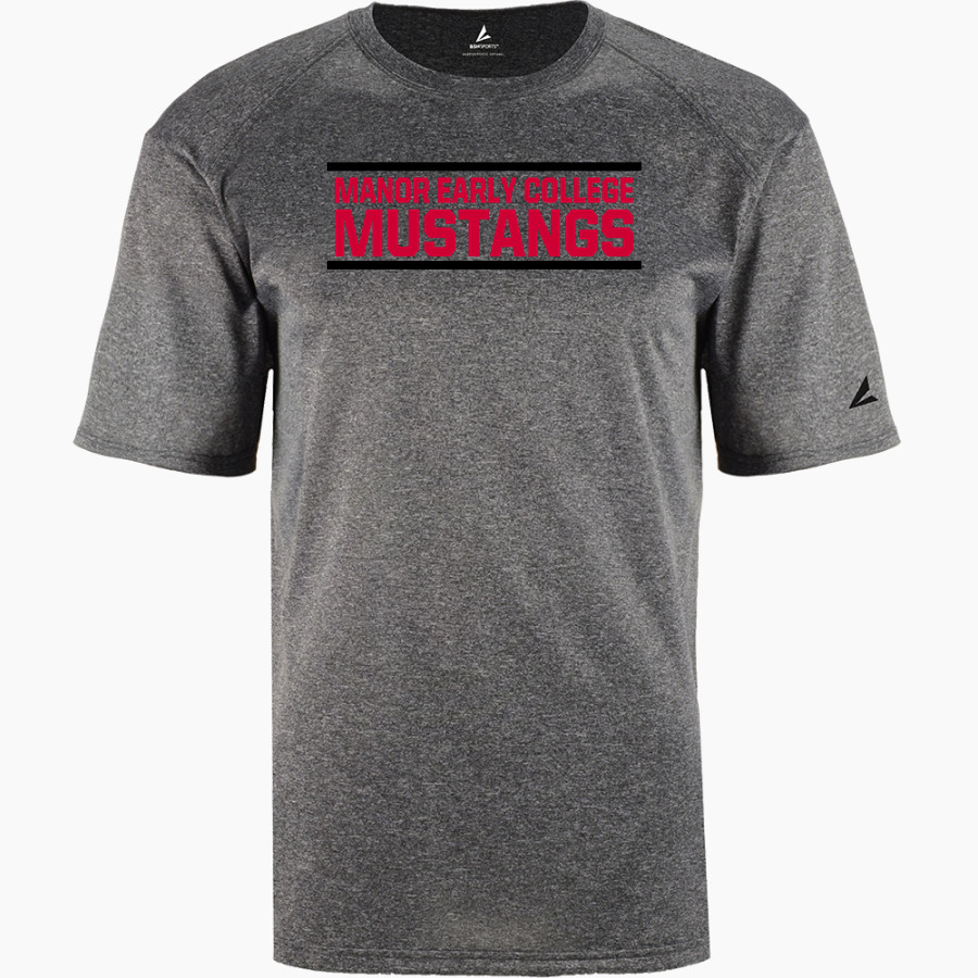 Manor Early College Mustangs <span class="pdp-name-mascot">Manor Early College Mustangs</span> BSN SPORTS Men's Phenom Short Sleeve T-Shirt