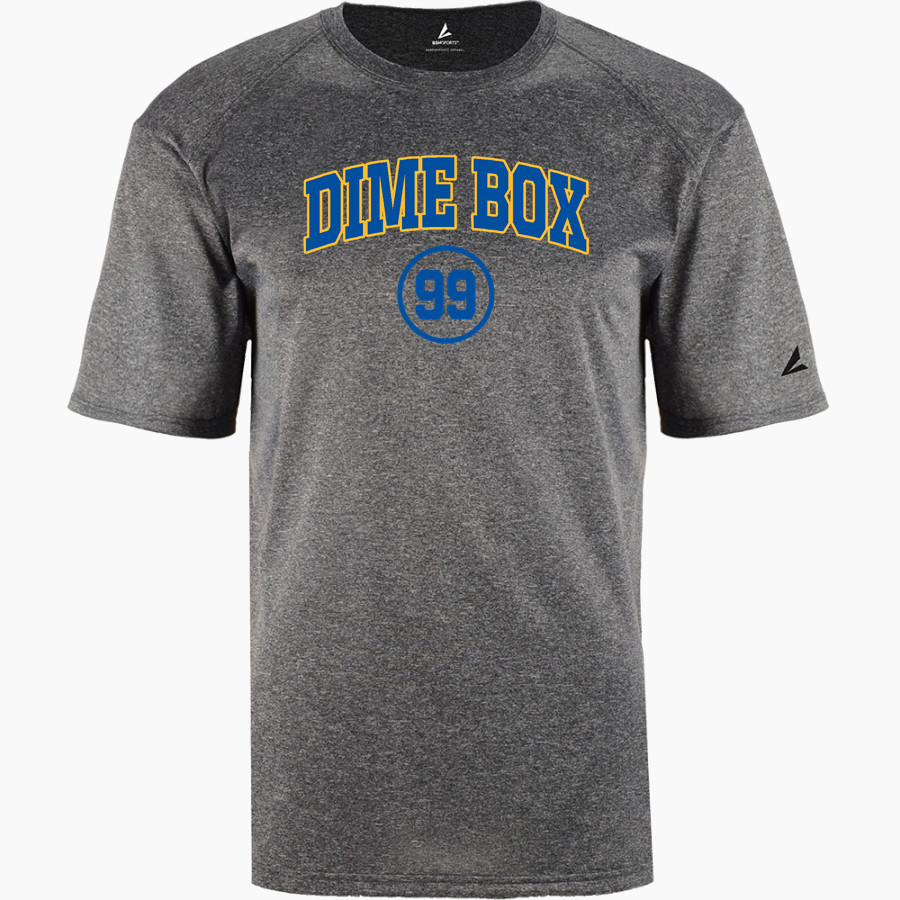 DIME BOX HIGH SCHOOL LONGHORNS BSN SPORTS Men's Phenom Short Sleeve T-Shirt